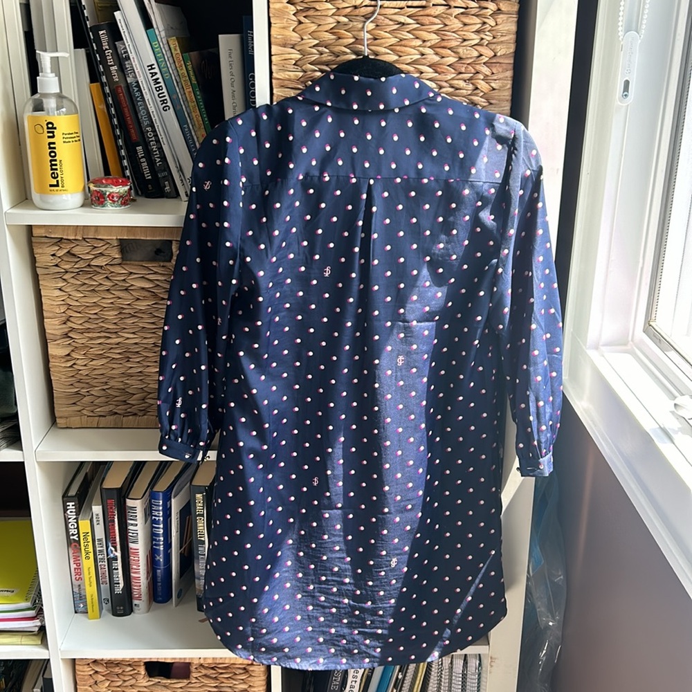 Jcrew Button Down Patterned Dress - image 2